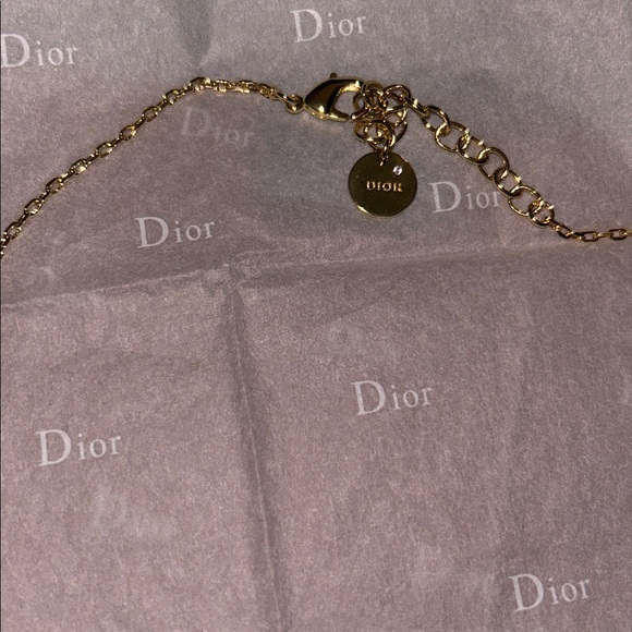 Dio(r)evolution Gold and Crystal Necklace - Picture 5 of 5